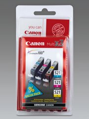 Canon CLI-521 Multipack C/M/Y