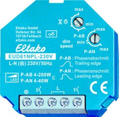 Eltako Universal-Dimmschalter ohne N-Anschluss, speziell fr LED