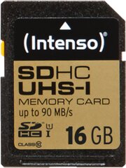 Intenso 16GB SD Class 10, UHS -1 Professional
