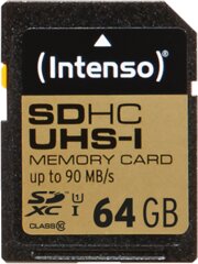 Intenso 64GB SD Class 10, UHS -1 Professional