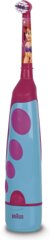 Oral-B Stages Power Batterie-Zahnbürste für Kinder, Prinzessin, Blau/Pink