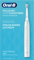 Oral-B Pulsonic Slim Clean 2000 Elektrische Zahnbürste Weiß