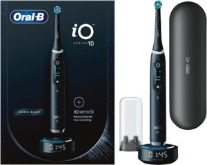 Oral-B iO Series 10 Elektrische Zahnbürste Cosmic Black