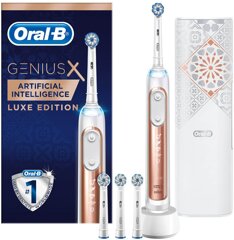 Oral-B Genius X 20000 Luxe Edition Rosegold Smarte Elektrozahnbürste