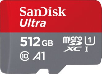 Sandisk Ultra Android microSDXC 512GB 150MB/s + Adapter