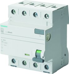 Siemens 5SV3346-6 FI-Schutzschalter 63A 4P. 30mA