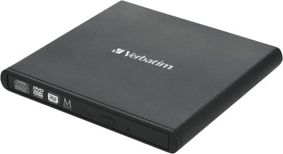 Verbatim MOBILE DVD REWRITER USB 2.0 BLACK LIGHT 